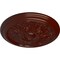 Ekena Millwork Vienna Ceiling Medallion (Fits Canopies up to 3 1/4"), 16 7/8"OD x 5/8"P, Brushed Mahogany CM17VIBMF - alternate 4